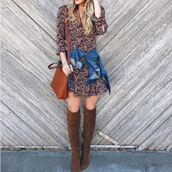 Topshop petite floral dress
